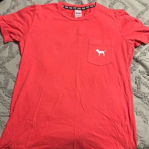 EUC Victoria’s Secret PINK dog logo shirt.